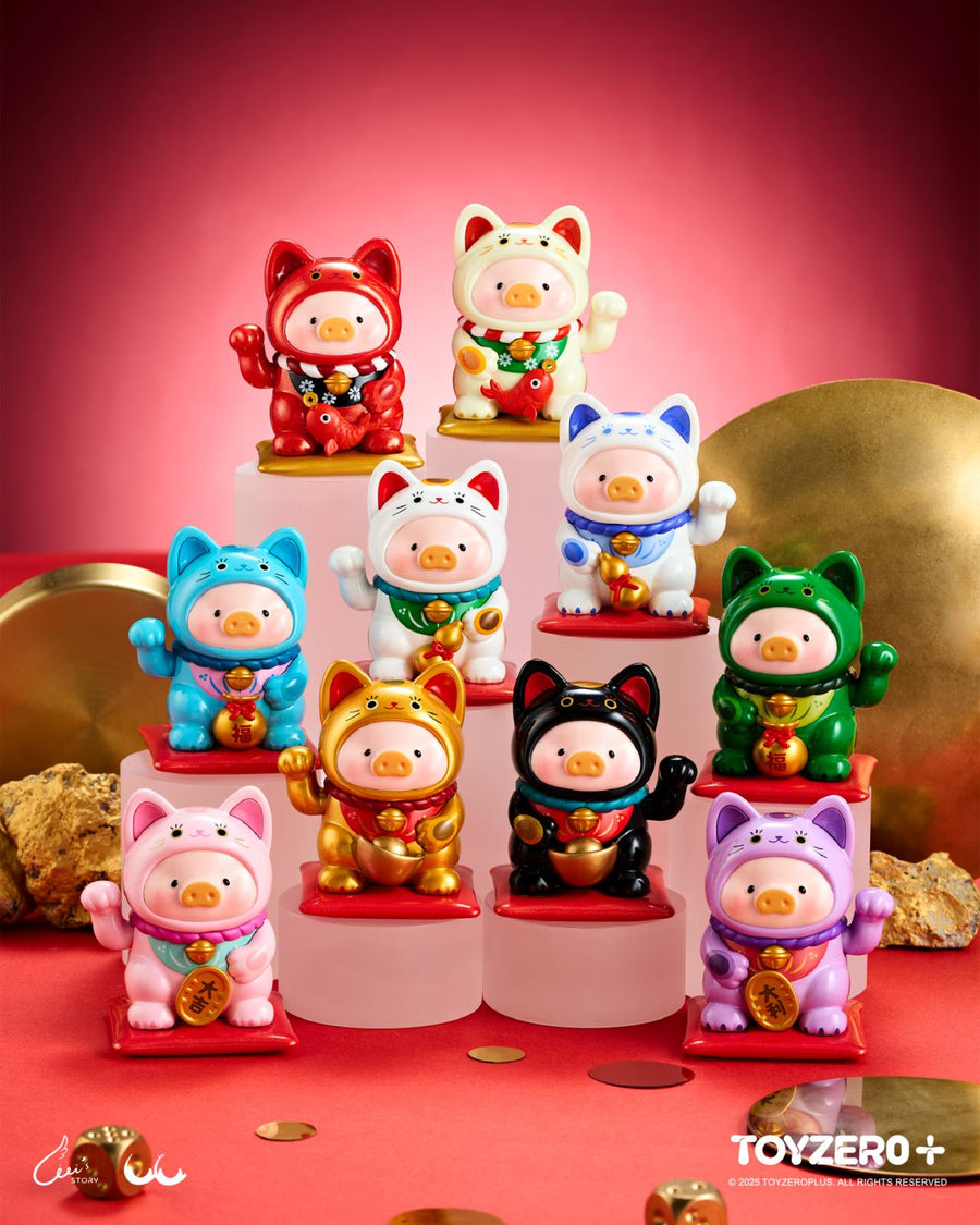 ToyZeroPlus x Lulu The Piggy "One Meow Trick" Series (Blind Box)-Single Box (Random)-ToyZeroPlus-Ace Cards & Collectibles