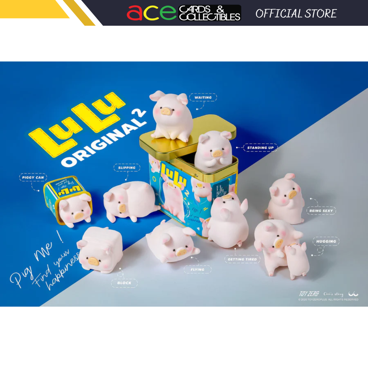 ToyZeroPlus x Lulu The Piggy Original 2nd Box Series-Single Box (Random)-ToyZeroPlus-Ace Cards & Collectibles