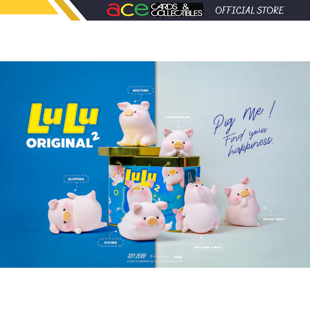 ToyZeroPlus x Lulu The Piggy Original 2nd Canned Series-ToyZeroPlus-Ace Cards & Collectibles