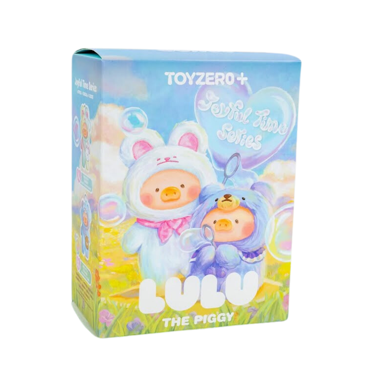 ToyZeroPlus x Lulu The Piggy Plush Keychain Vintage Teddy/Joyful Time Series-Lulu Joyful (1 Box)-ToyZeroPlus-Ace Cards & Collectibles