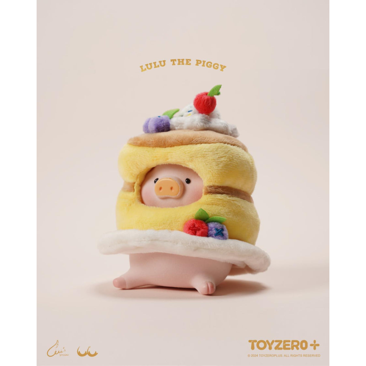 ToyZeroPlus x Lulu The Piggy Plushie "XL Souffle Pancake"-ToyZeroPlus-Ace Cards & Collectibles