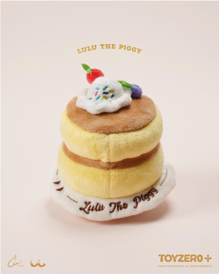 ToyZeroPlus x Lulu The Piggy Plushie "XL Souffle Pancake"-ToyZeroPlus-Ace Cards & Collectibles