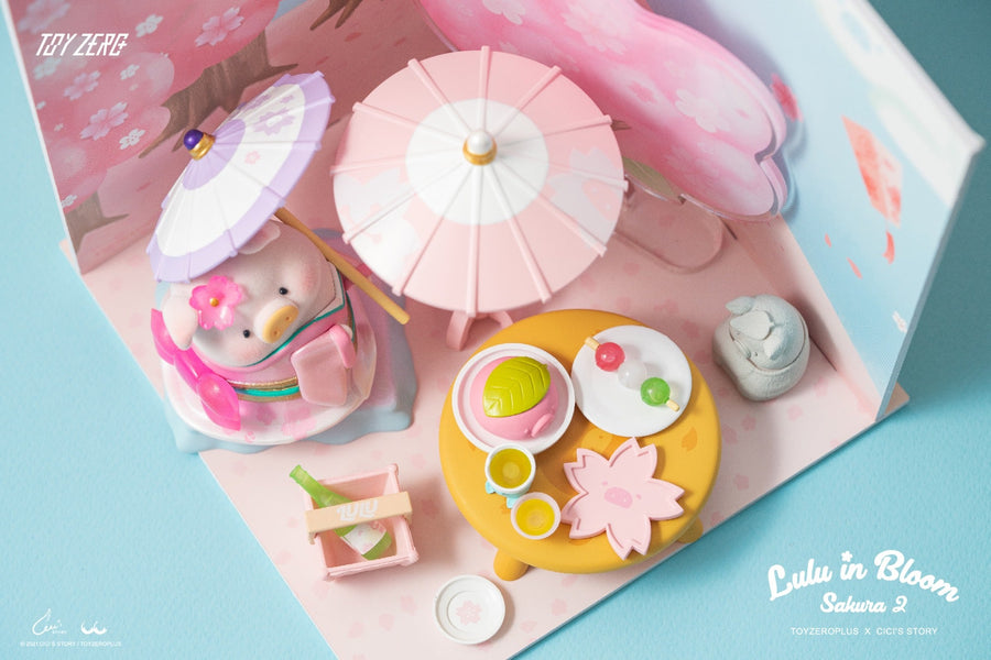 ToyZeroPlus x Lulu The Piggy &quot;Sakura Garden Premium Set&quot;-ToyZeroPlus-Ace Cards &amp; Collectibles