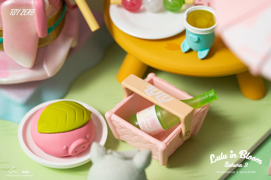 ToyZeroPlus x Lulu The Piggy &quot;Sakura Garden Premium Set&quot;-ToyZeroPlus-Ace Cards &amp; Collectibles