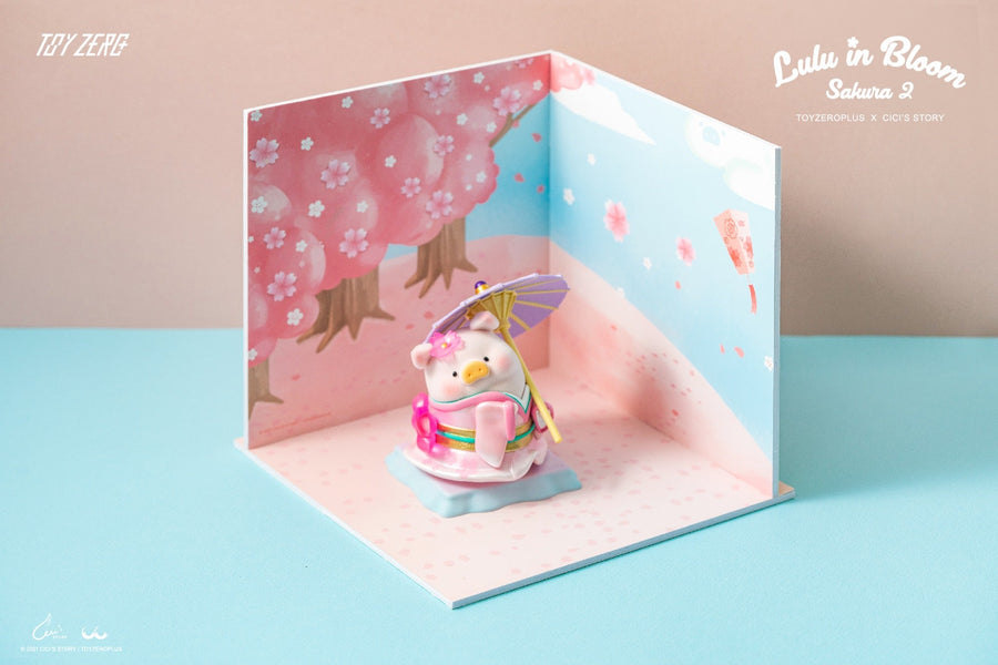 ToyZeroPlus x Lulu The Piggy &quot;Sakura Garden Premium Set&quot;-ToyZeroPlus-Ace Cards &amp; Collectibles