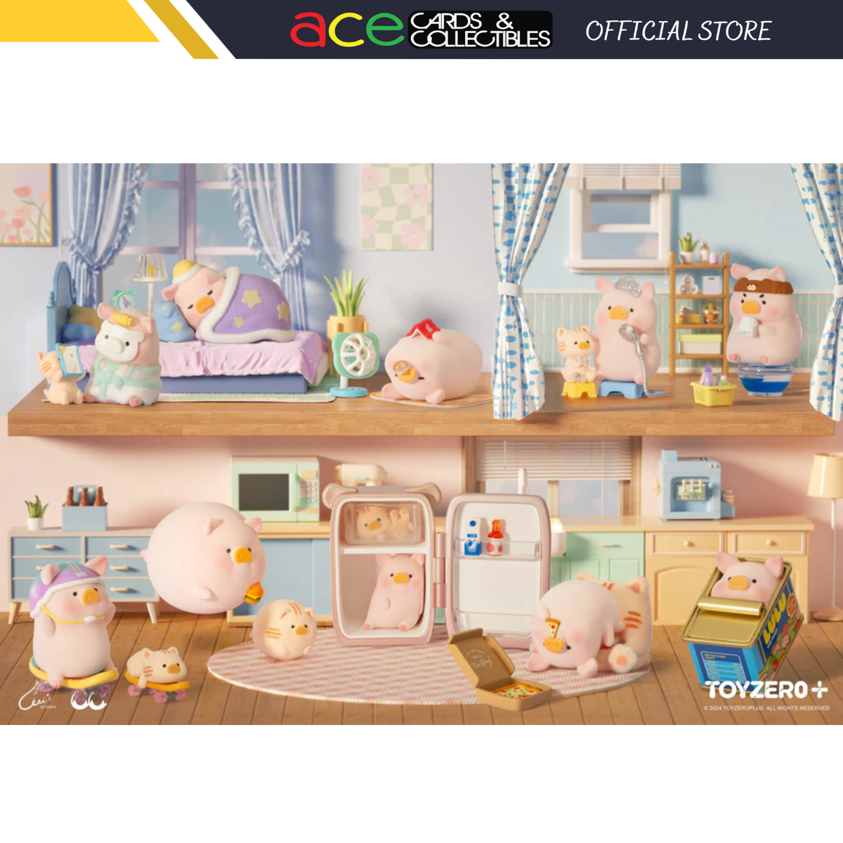 ToyZeroPlus x Lulu The Piggy Stay With You-Single Box (Random)-ToyZeroPlus-Ace Cards &amp; Collectibles