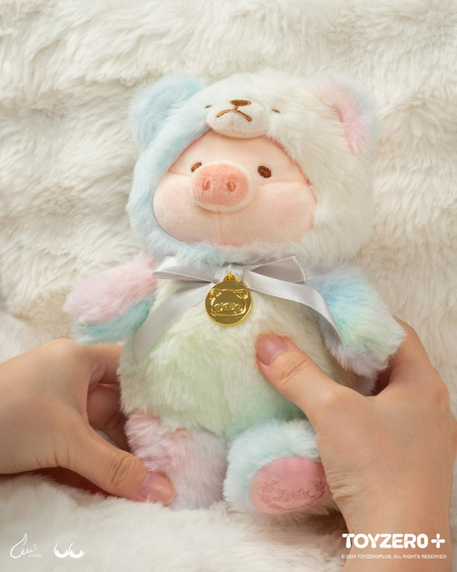 ToyZeroPlus x Lulu The Piggy Teddy LuLu (Heartbeat Edition - Rainbow)-ToyZeroPlus-Ace Cards & Collectibles