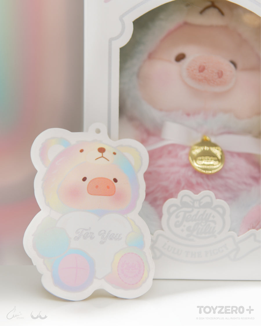 ToyZeroPlus x Lulu The Piggy Teddy LuLu (Heartbeat Edition - Rainbow)-ToyZeroPlus-Ace Cards & Collectibles