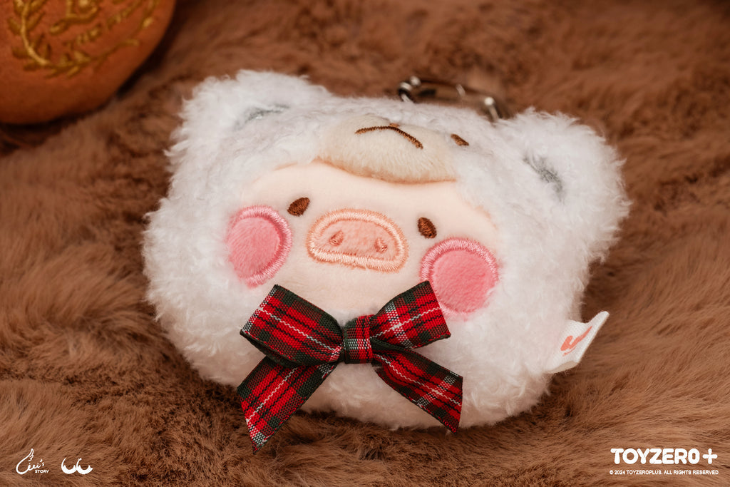 ToyZeroPlus x Lulu The Piggy Teddy Lulu Multi-Usage Keychain-White-ToyZeroPlus-Ace Cards &amp; Collectibles