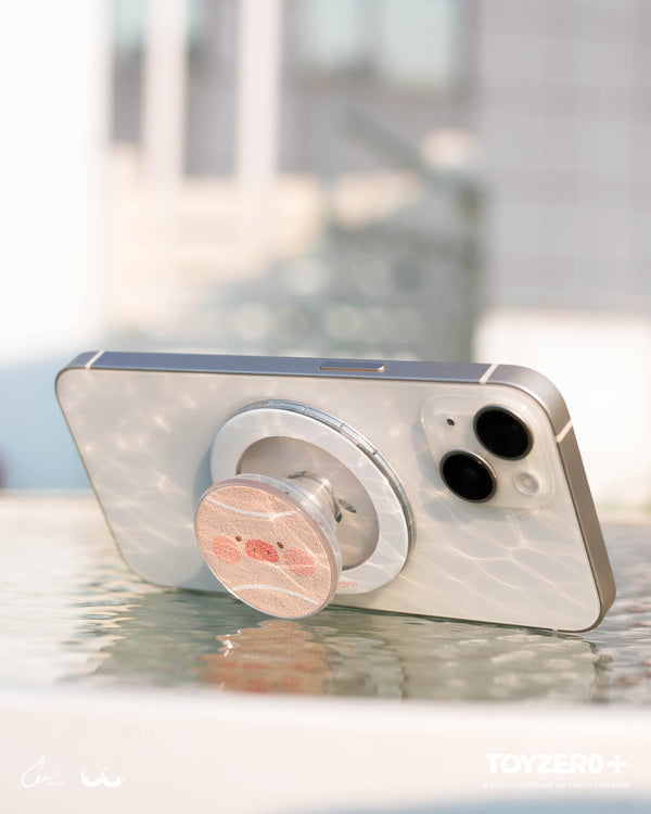 ToyZeroPlus x Lulu The Piggy Tennis Mobile Grip Stand-ToyZeroPlus-Ace Cards & Collectibles