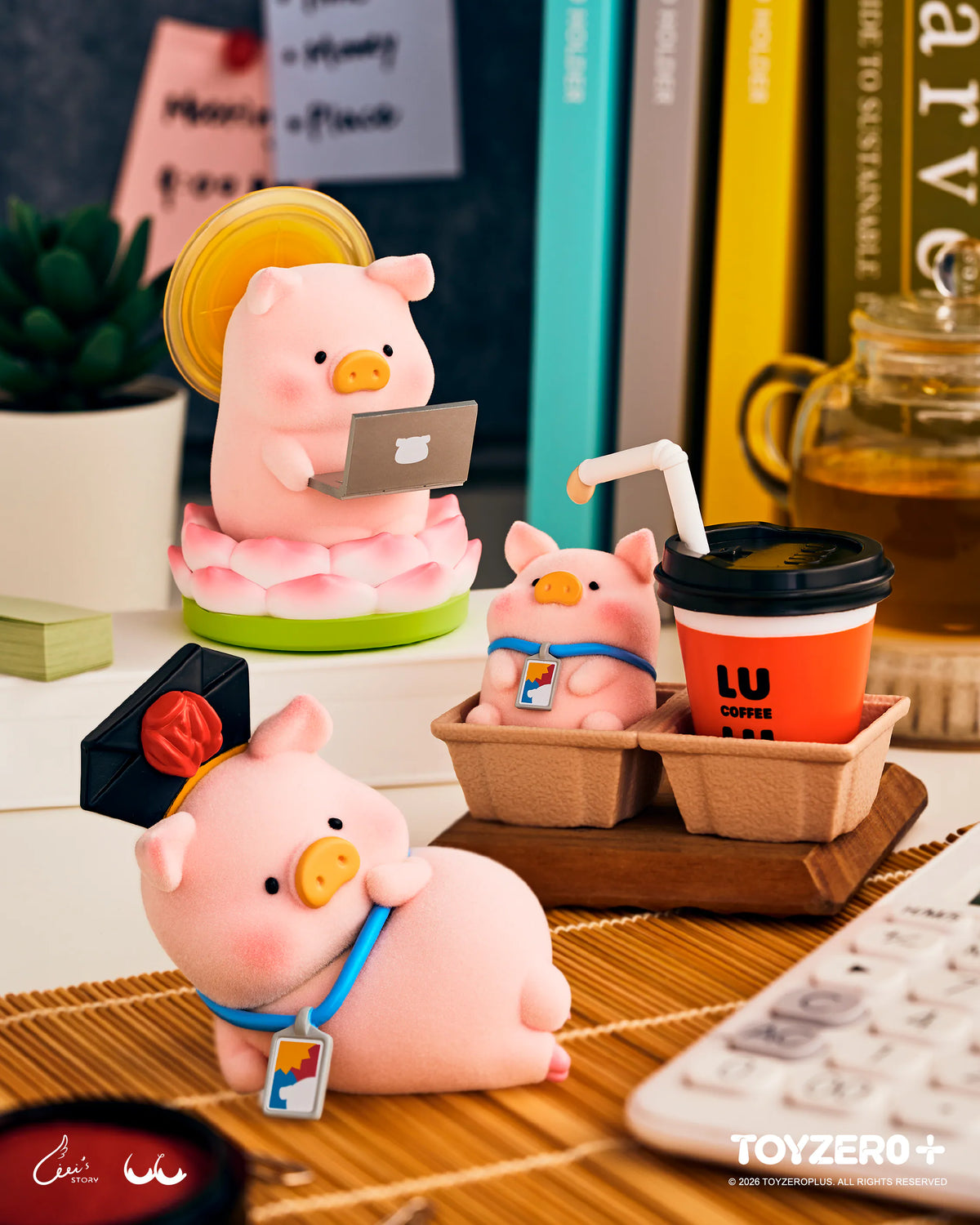 ToyZeroPlus x Lulu The Piggy "Too Much Pig Work To Do" Series Blind Box-Single Box (Random)-ToyZeroPlus-Ace Cards & Collectibles