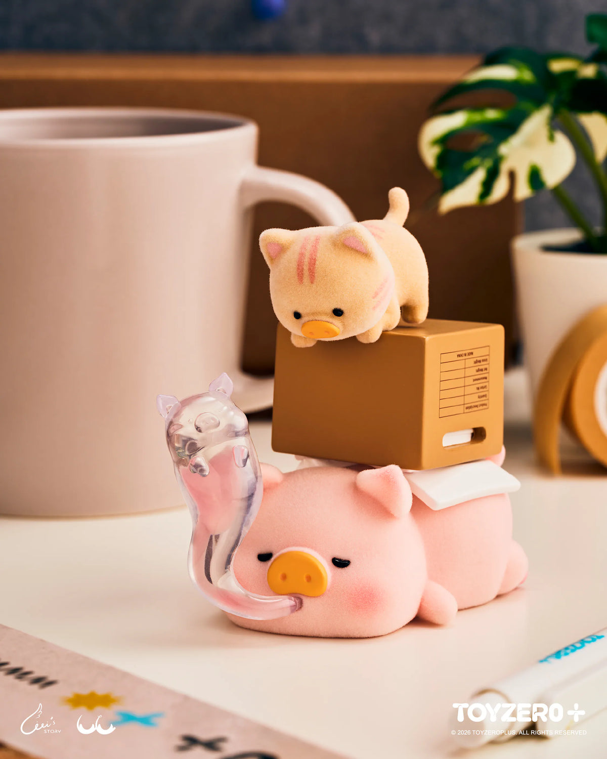 ToyZeroPlus x Lulu The Piggy "Too Much Pig Work To Do" Series Blind Box-Single Box (Random)-ToyZeroPlus-Ace Cards & Collectibles