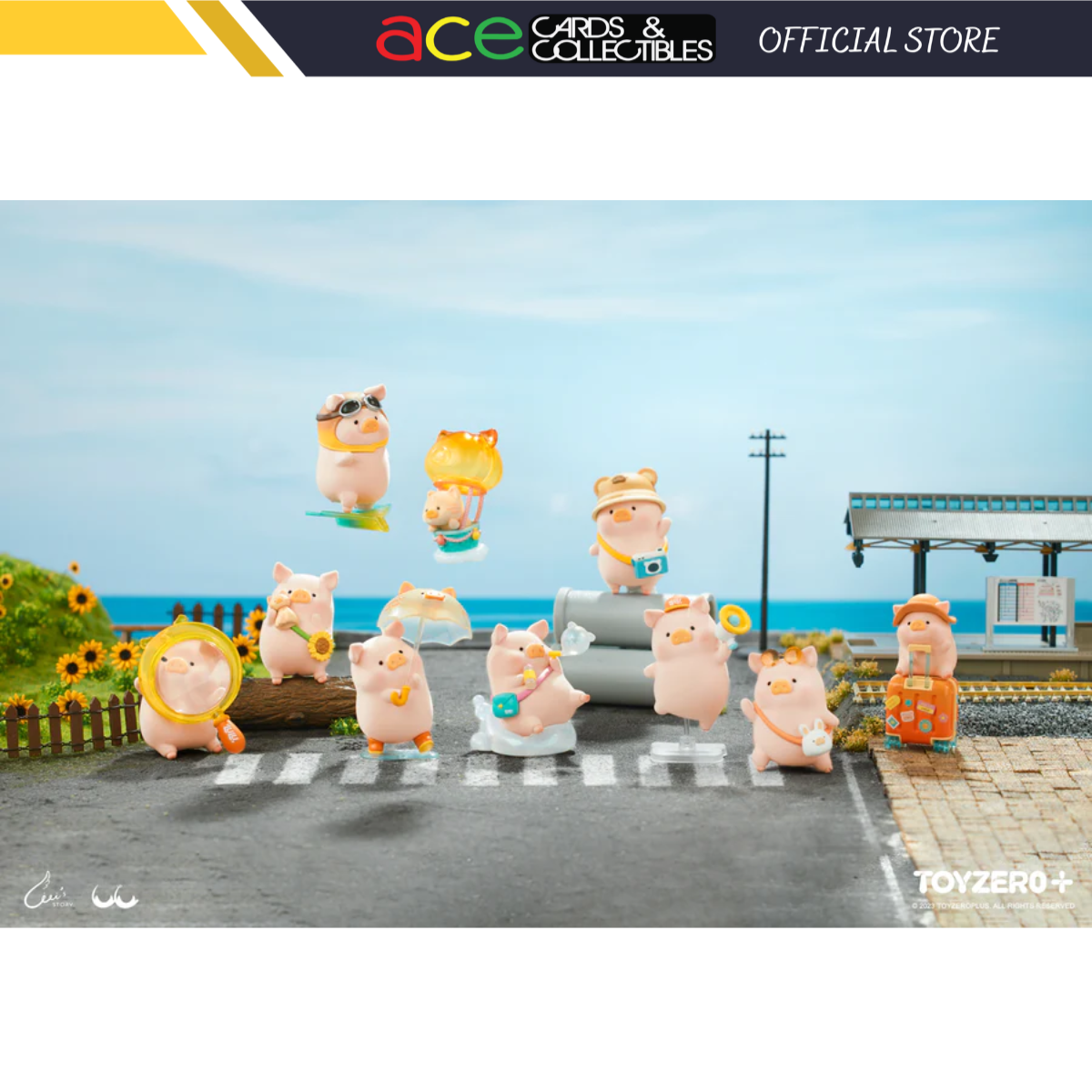 ToyZeroPlus x Lulu The Piggy Travel Series-Single Box (Random)-ToyZeroPlus-Ace Cards & Collectibles