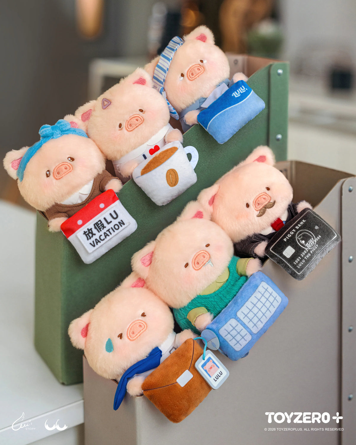 ToyZeroPlus x Lulu The Piggy "Working Life is Full of Trouble" Series-Single Box (Random)-ToyZeroPlus-Ace Cards & Collectibles