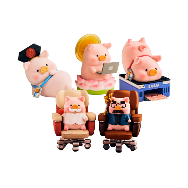 ToyZeroPlus x Lulu The Piggy "Working Life is Full of Trouble" Series-Single Box (Random)-ToyZeroPlus-Ace Cards & Collectibles