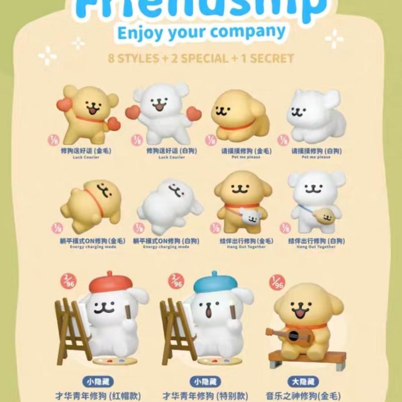 ToyZeroPlus x Maltese Friendship Enjoy Your Company Series-Single Box (Random)-ToyZeroPlus-Ace Cards & Collectibles