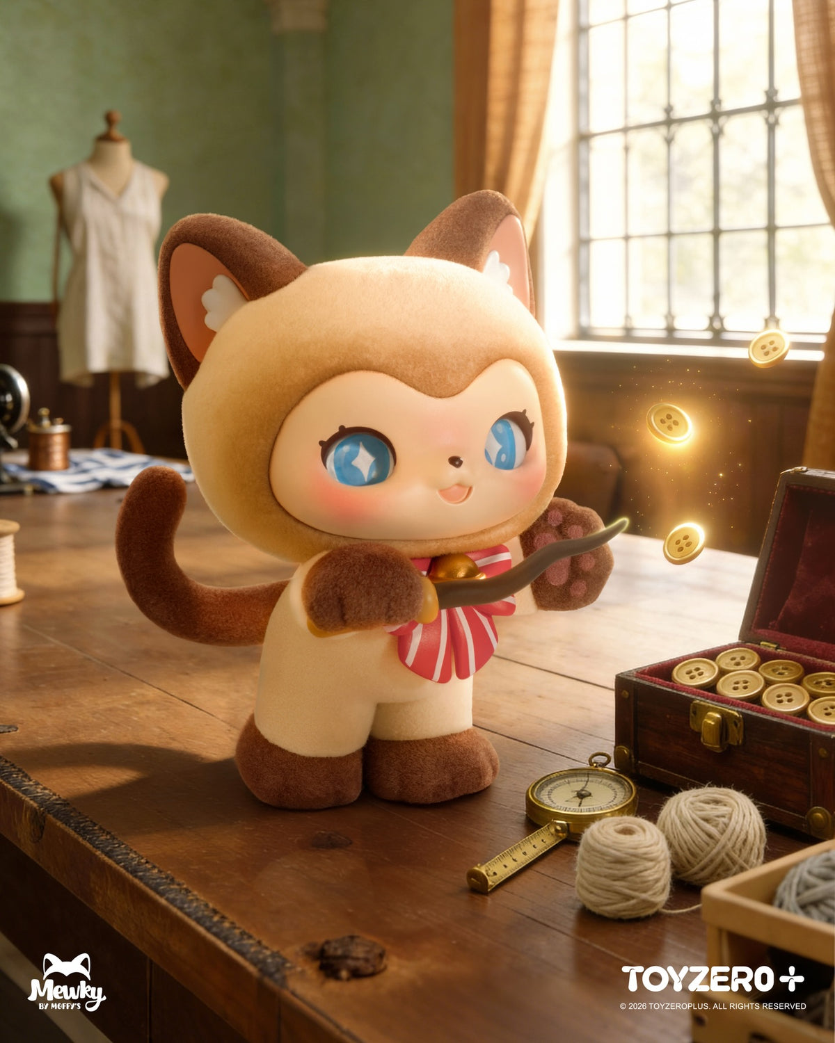 ToyZeroPlus x Mewky "MOFFY’s Magic Tailoring Shop The Magic Furry Mewky" Series (Blind Box)-Single Box (Random)-ToyZeroPlus-Ace Cards & Collectibles