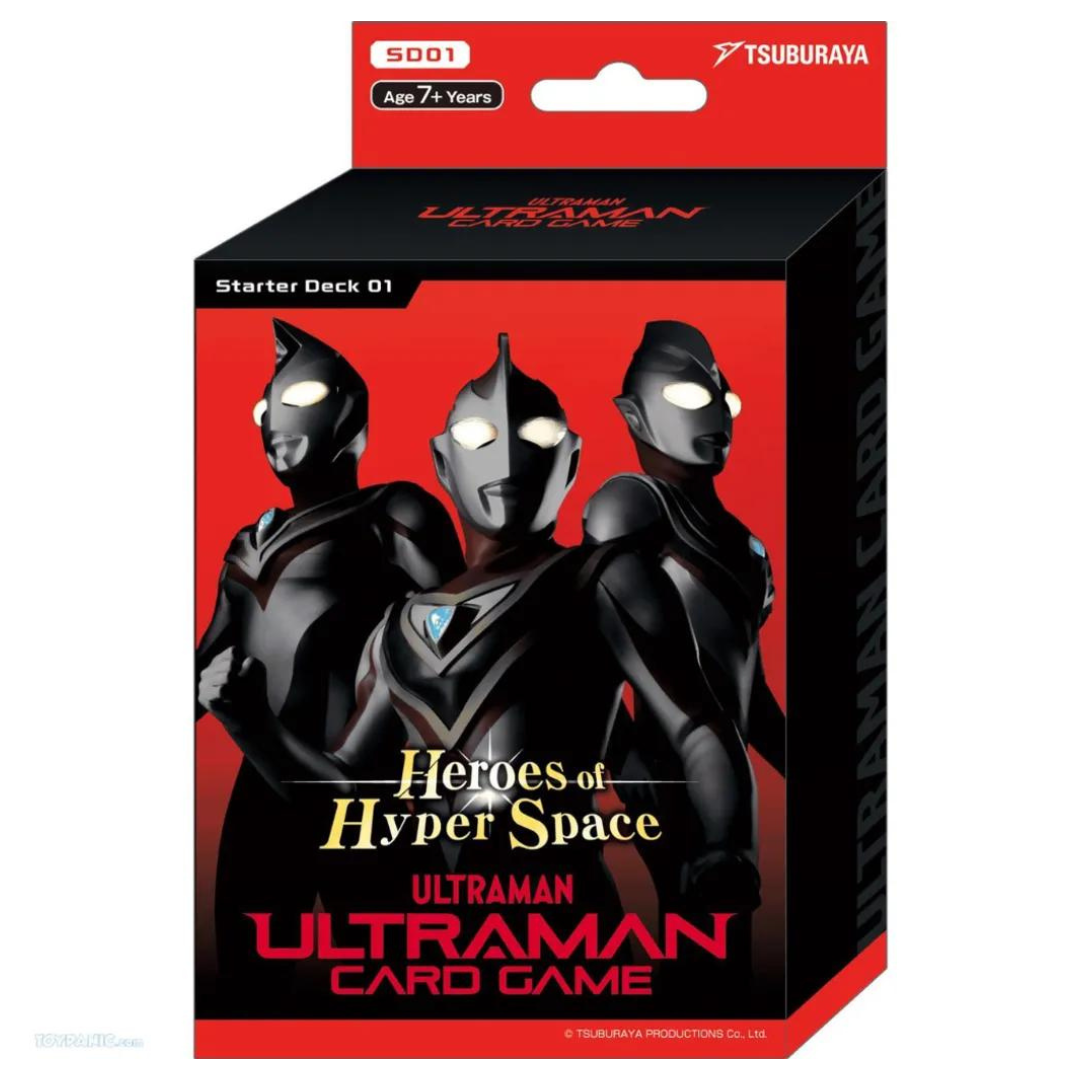 (Pre-Order-Deposit) Ultraman TCG: Starter Deck 01 Heroes Of Hyper Space Starter Deck (English)-Deposit(Shipping)-Tsuburaya-Ace Cards &amp; Collectibles