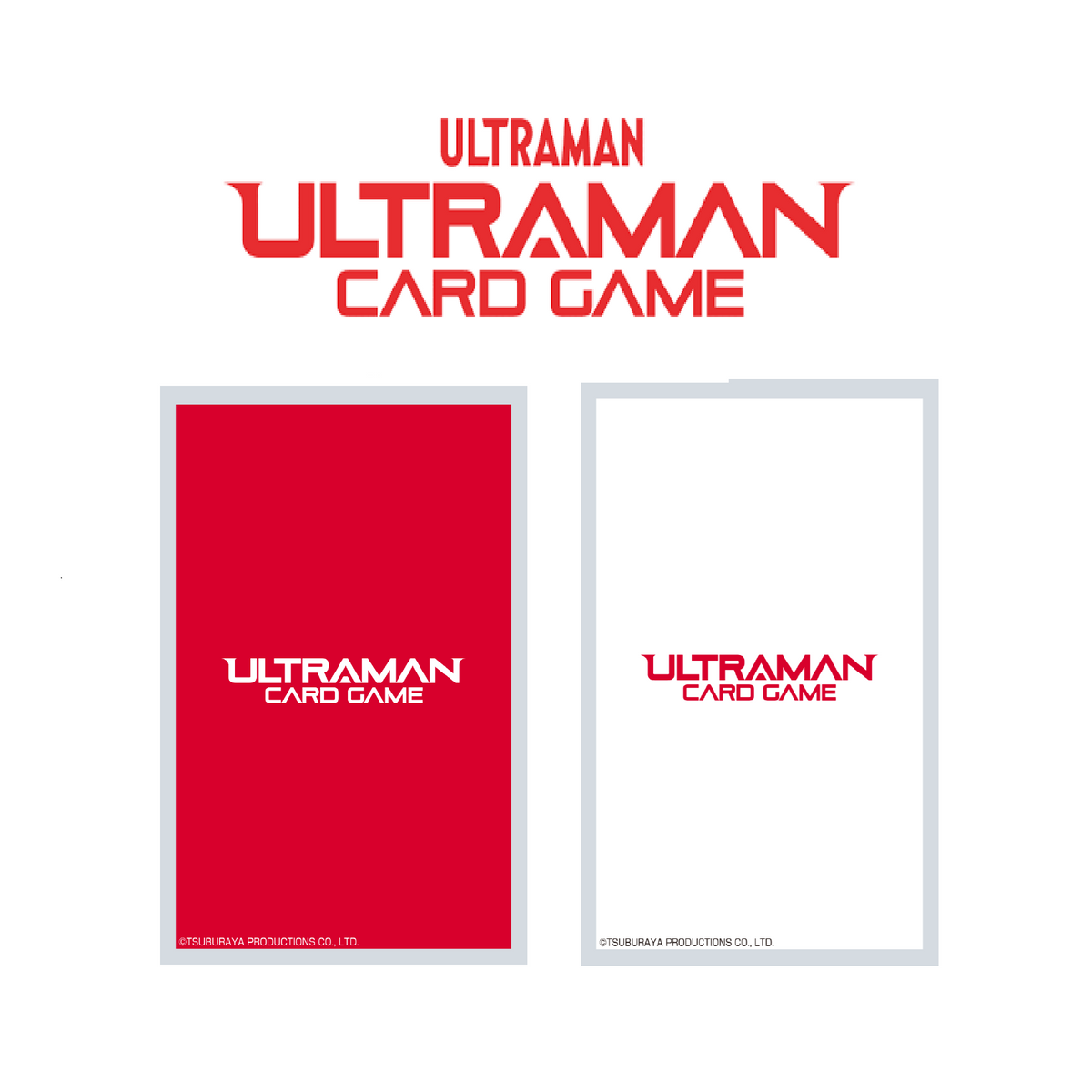 Ultraman Card Game Official Card Sleeves-Red-Tsuburaya-Ace Cards &amp; Collectibles