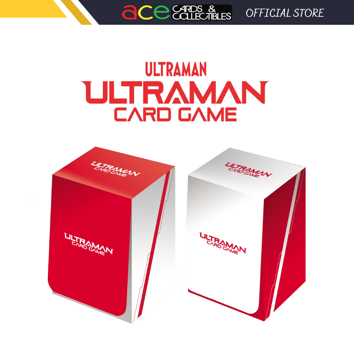 Ultraman Card Game Official Deck Case-Red-Tsuburaya-Ace Cards &amp; Collectibles