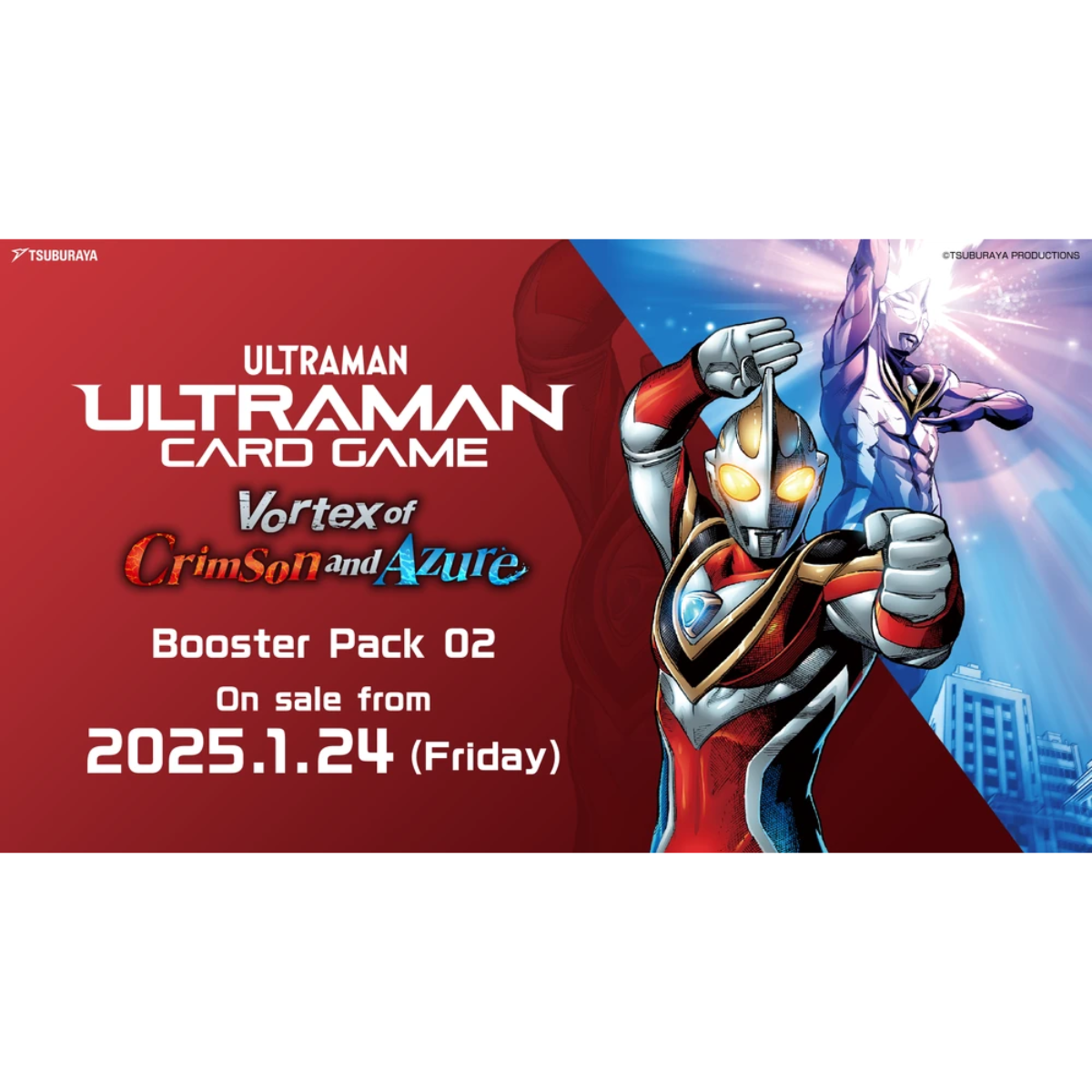 Ultraman TCG: BP01 / BP02 Guardian of The Earth / Vortex of Crimson and Azure Booster (English)-BP01 [Volume 1]-Tsuburaya-Ace Cards &amp; Collectibles