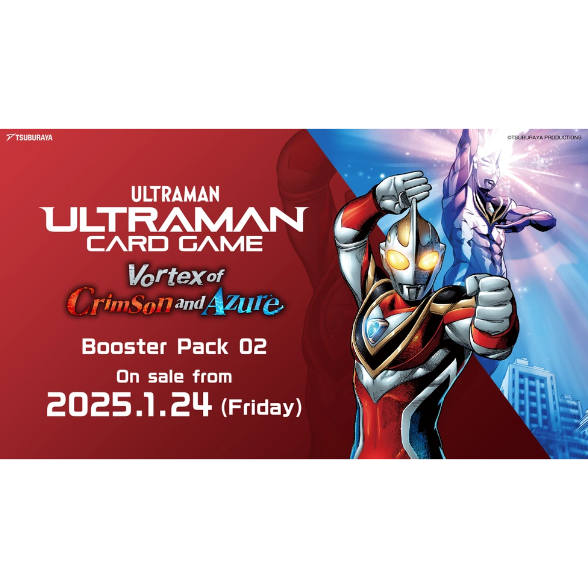 Ultraman TCG: BP02 / BP03 Vortex of Crimson and Azure / Shadow of Undying Vengeance Booster (English)-BP01 [Volume 1]-Tsuburaya-Ace Cards &amp; Collectibles