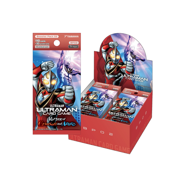 Ultraman TCG: BP02 Vortex of Crimson and Azure Booster (English)-Booster Pack-Tsuburaya-Ace Cards & Collectibles