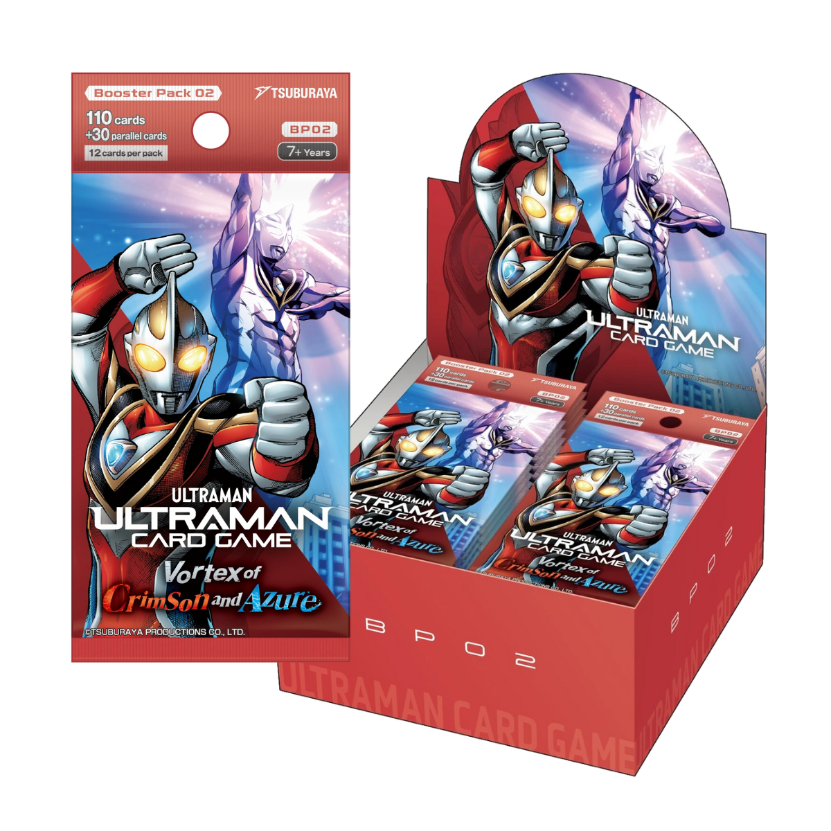 Ultraman TCG: BP02 Vortex of Crimson and Azure Booster (English)-Booster Pack-Tsuburaya-Ace Cards & Collectibles