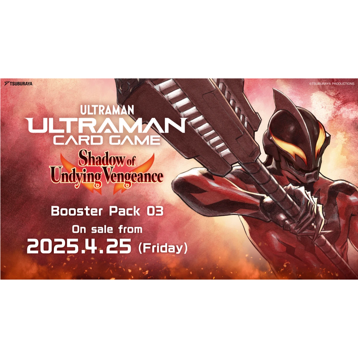 Ultraman TCG: BP03 Shadow of Undying Vengeance Booster (English)-Booster Pack-Tsuburaya-Ace Cards & Collectibles