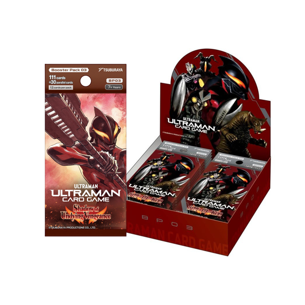 Ultraman TCG: BP03 Shadow of Undying Vengeance Booster (English)-Booster Pack-Tsuburaya-Ace Cards & Collectibles