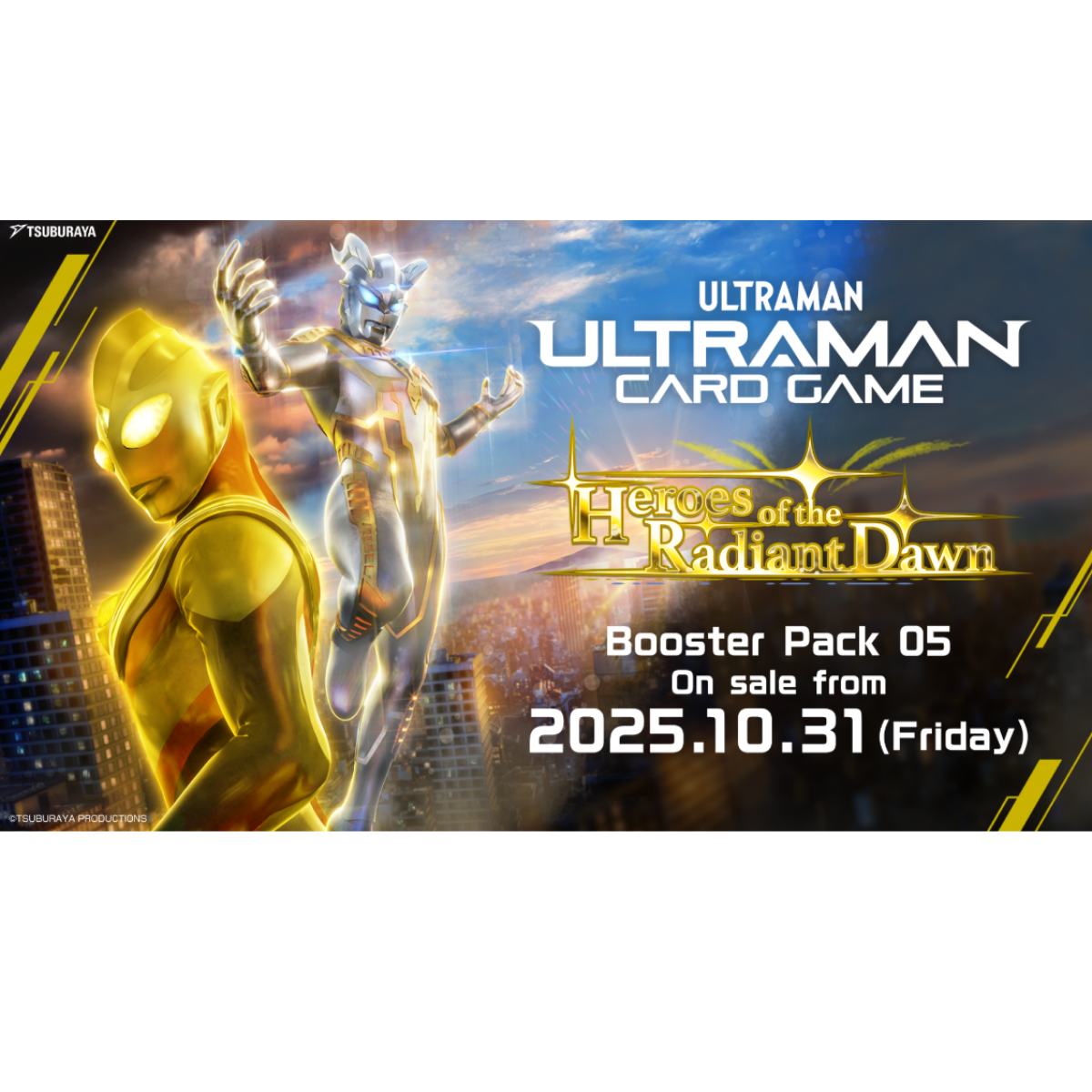 Ultraman TCG: BP05 Heroes of the Radiant Dawn (English)-Booster Pack-Tsuburaya-Ace Cards & Collectibles