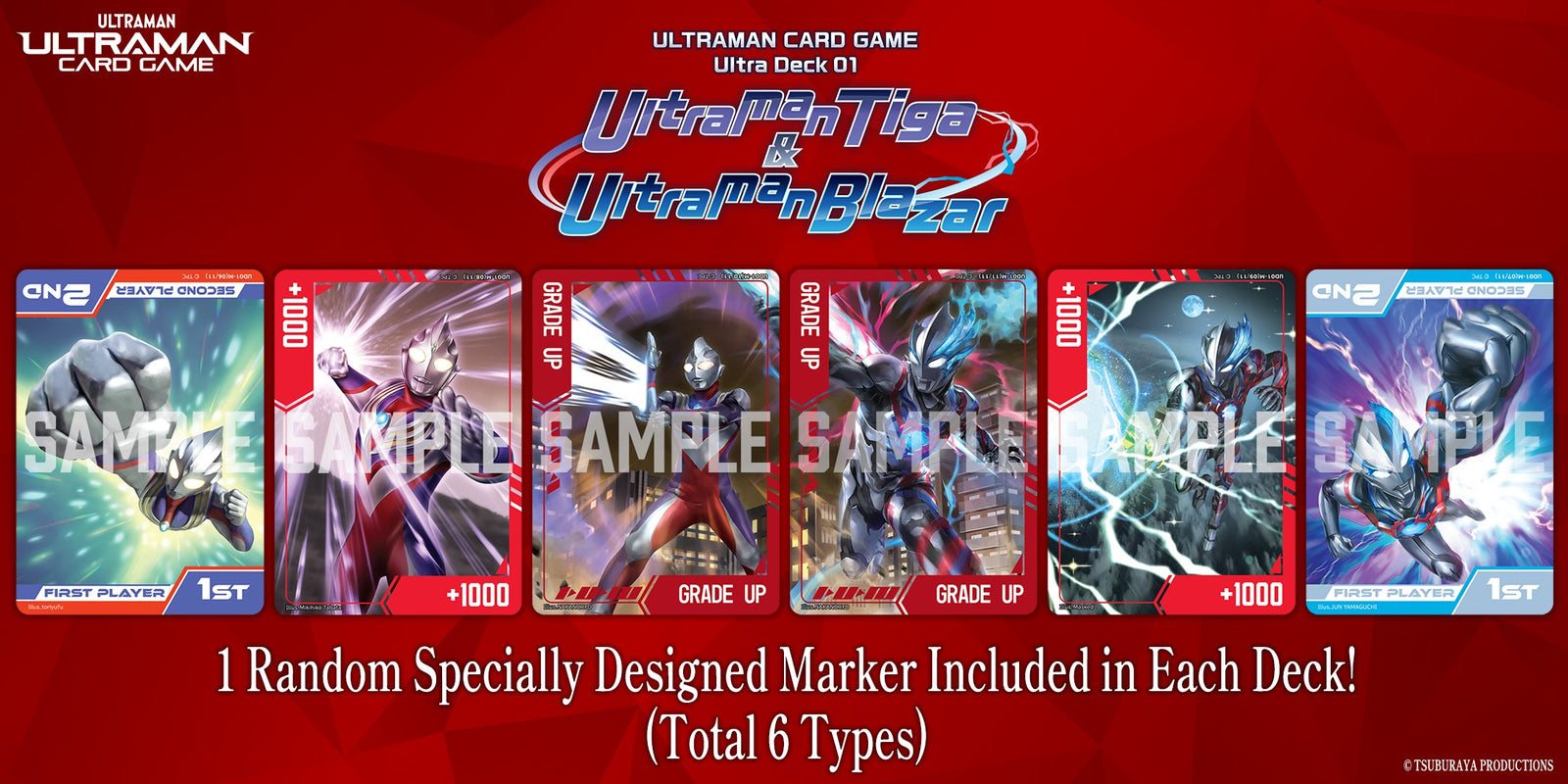 Ultraman TCG: Ultra Deck 01 Ultraman Tiga & Ultraman Blazar [UD01]-Tsuburaya-Ace Cards & Collectibles