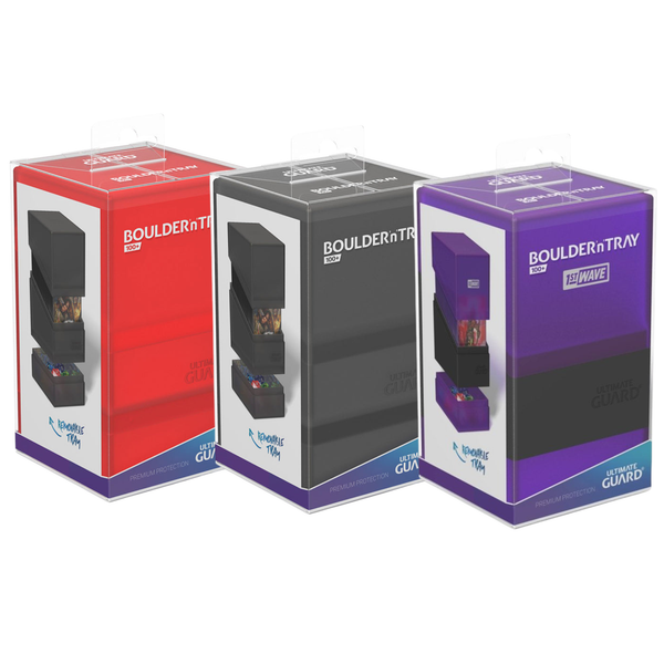 Ultimate Guard Boulder'n'Tray 100+-Purple/Black-Ultimate Guard-Ace Cards & Collectibles