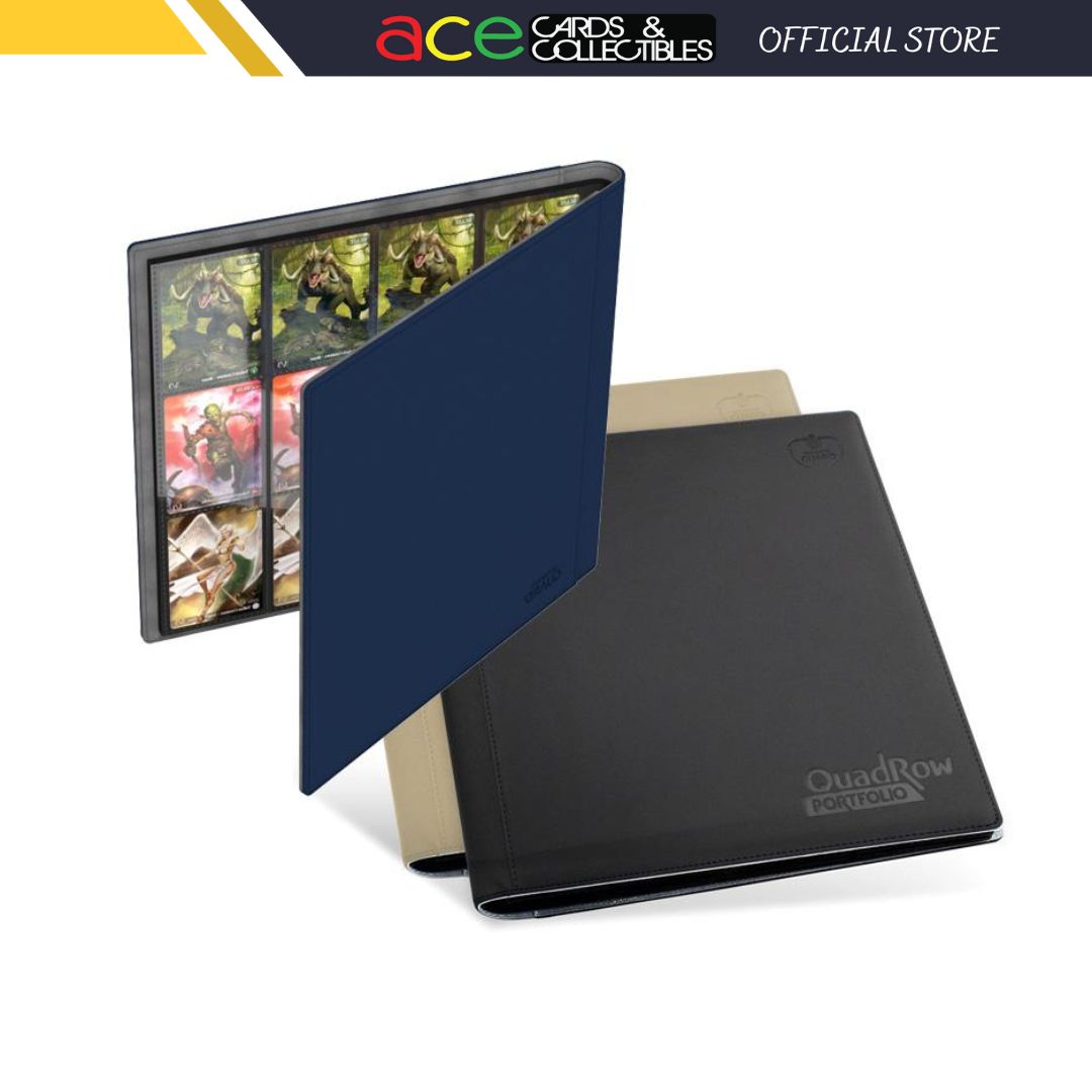 Ultimate Guard Card Album QuadRow Portfolio 480 XenoSkin™ 12-Pocket-Black-Ultimate Guard-Ace Cards & Collectibles