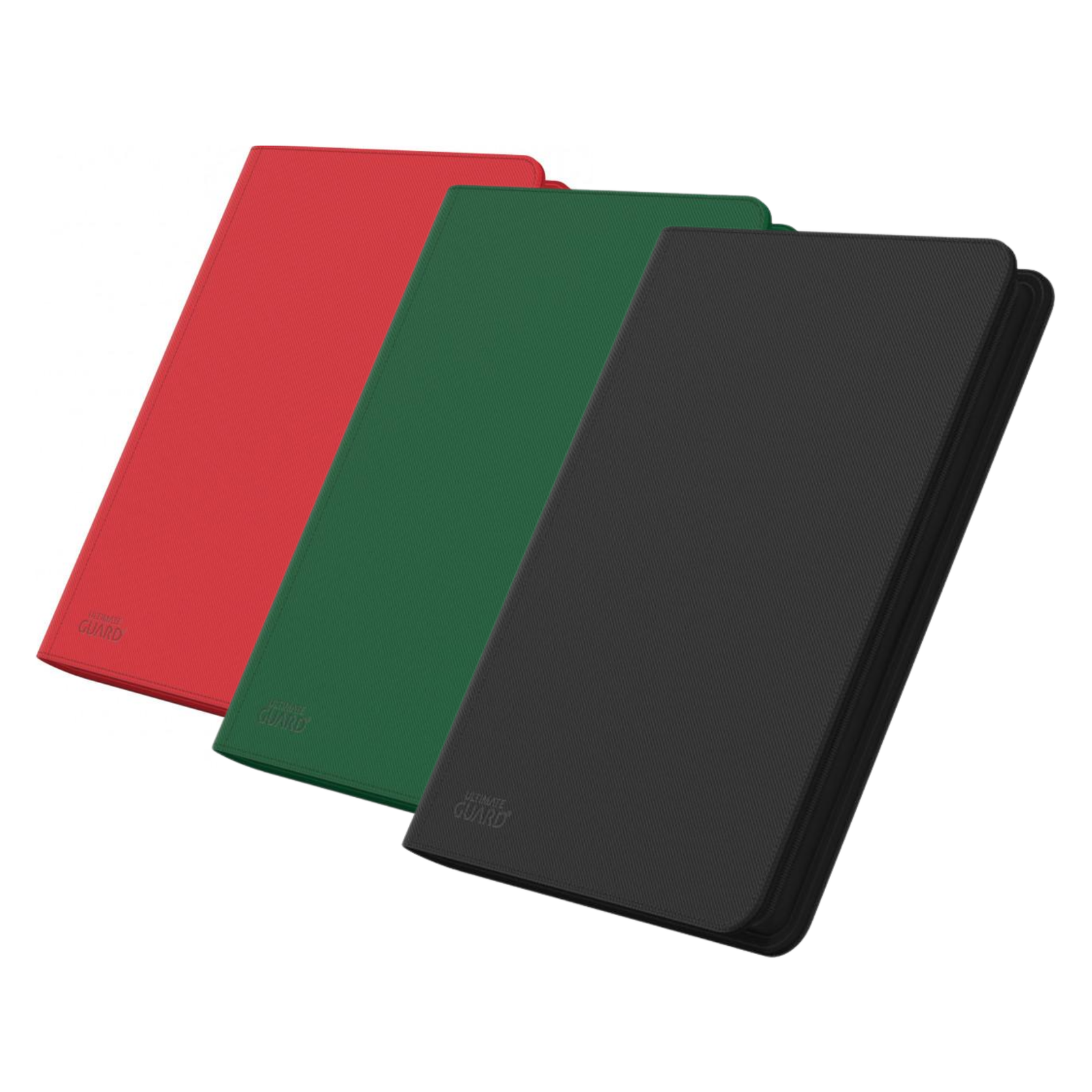 Ultimate Guard Card Album QuadRow Zipfolio™ 320 XenoSkin™ 8-Pocket-Black-Ultimate Guard-Ace Cards & Collectibles