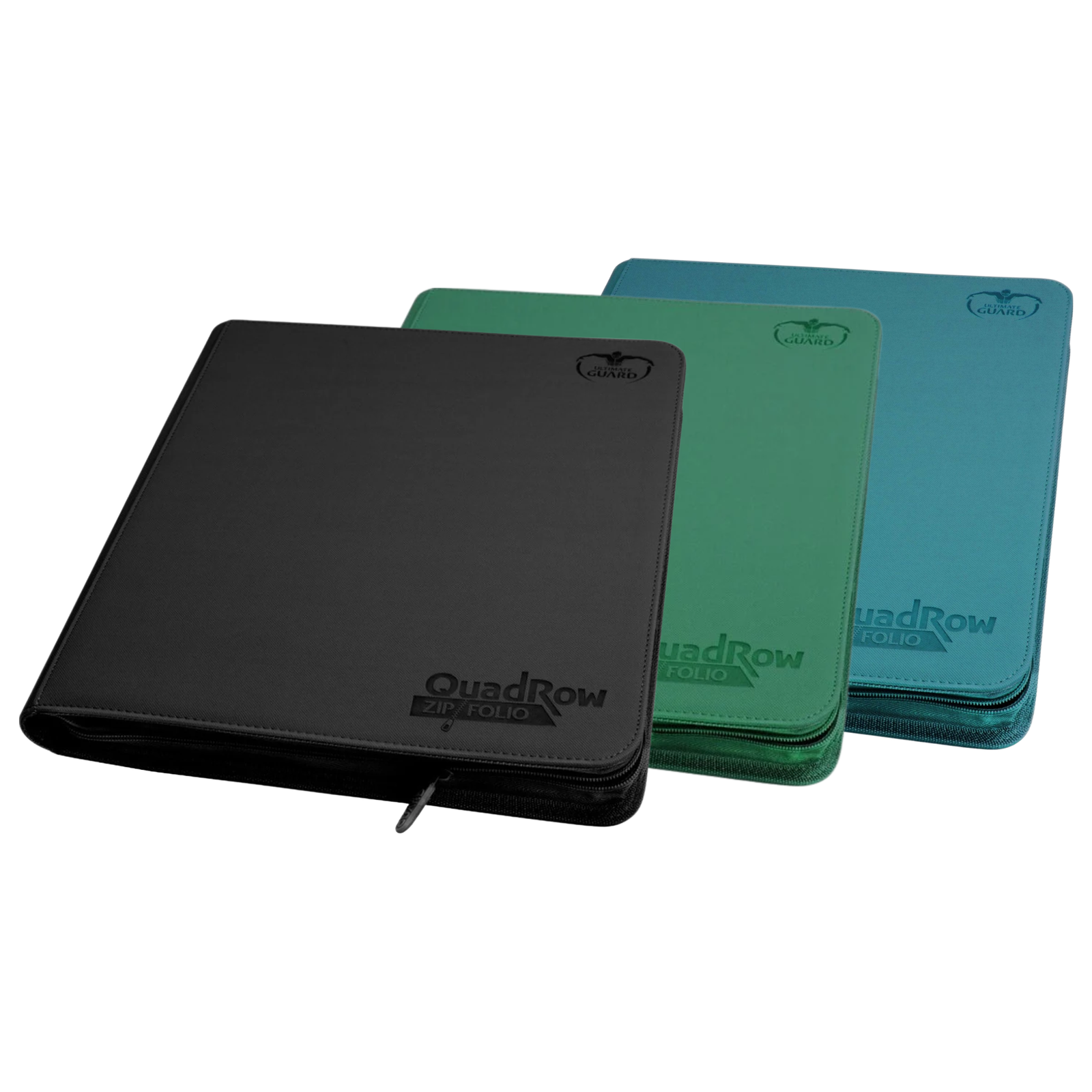 Ultimate Guard Card Album QuadRow Zipfolio™ 480 XenoSkin™ 24-Pocket-Black-Ultimate Guard-Ace Cards & Collectibles