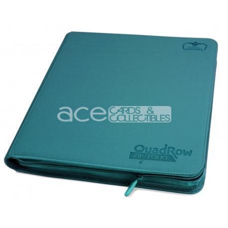 Ultimate Guard Card Album QuadRow Zipfolio™ 480 XenoSkin™ 24-Pocket-Petrol-Ultimate Guard-Ace Cards & Collectibles