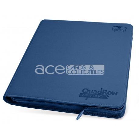 Ultimate Guard Card Album QuadRow Zipfolio™ 480 XenoSkin™ 24-Pocket-Dark Blue-Ultimate Guard-Ace Cards &amp; Collectibles