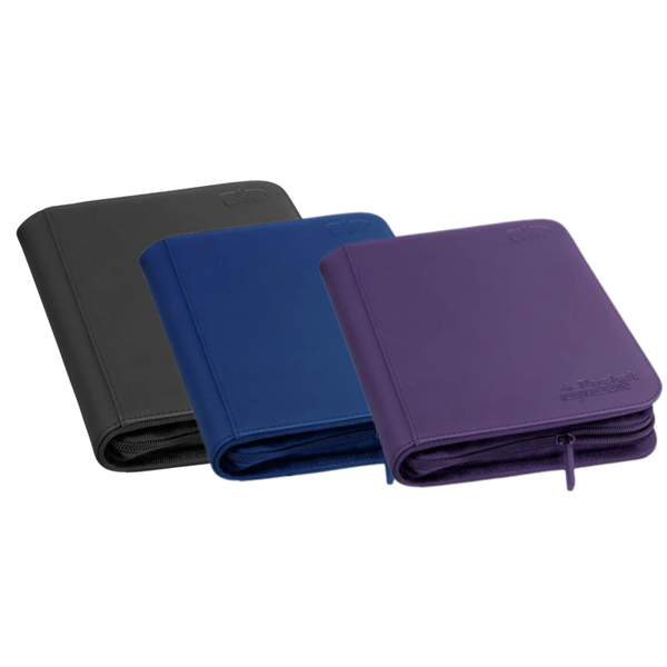 Ultimate Guard Card Album Zipfolio XenoSkin™ 4-Pocket-Black-Ultimate Guard-Ace Cards & Collectibles