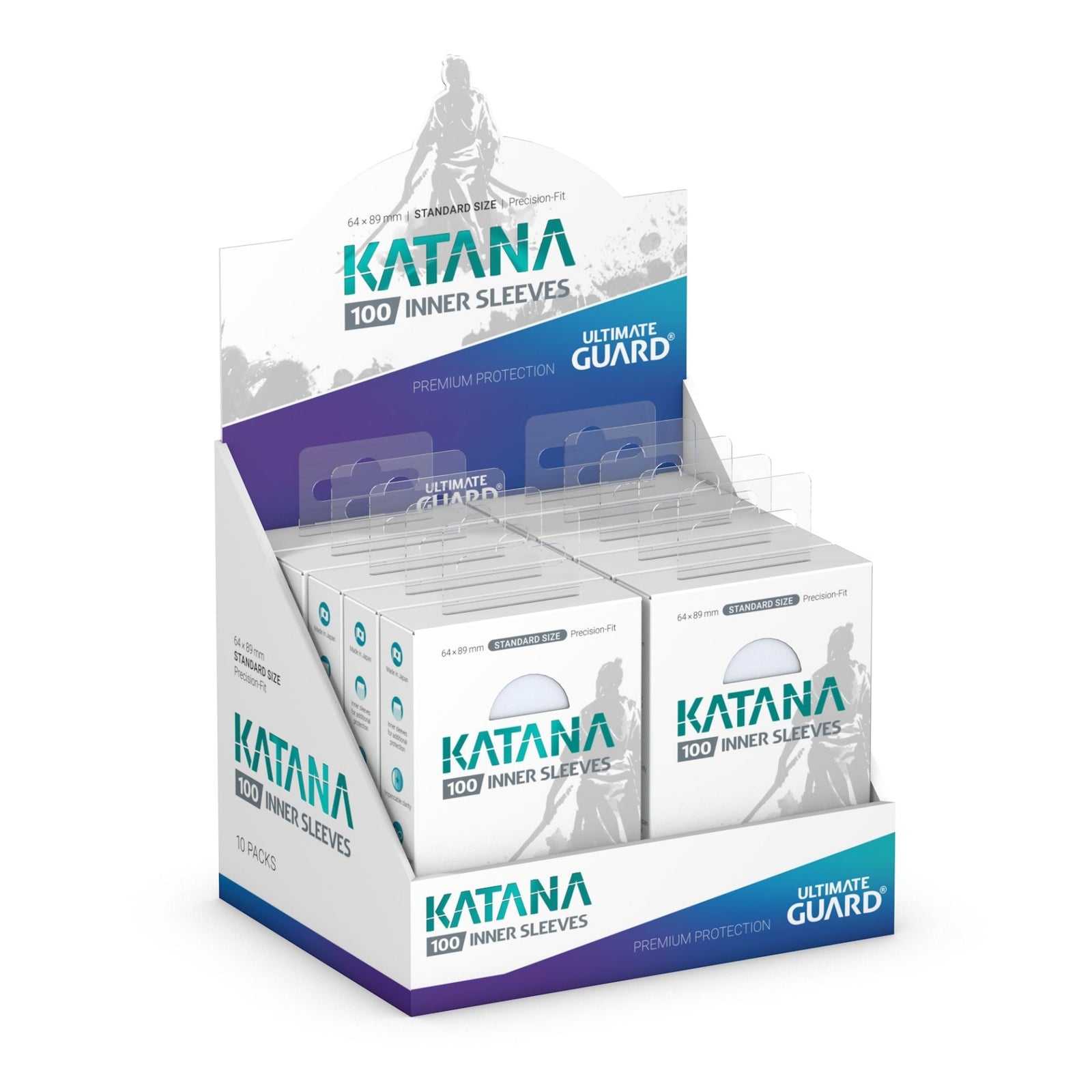 Ultimate Guard Card Sleeves Katana Inner Standard Size - Transparent-Ultimate Guard-Ace Cards & Collectibles