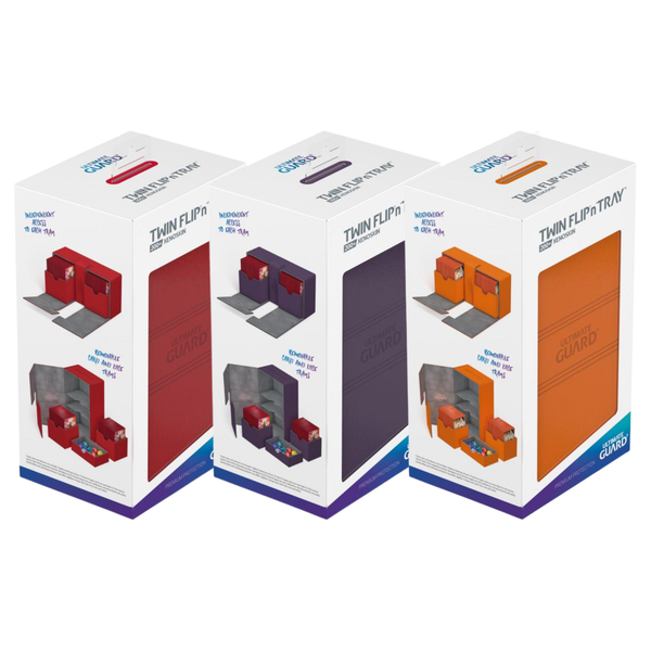 Ultimate Guard Deck Box Flip'n'Tray™ 200+ XenoSkin™-Black-Ultimate Guard-Ace Cards & Collectibles