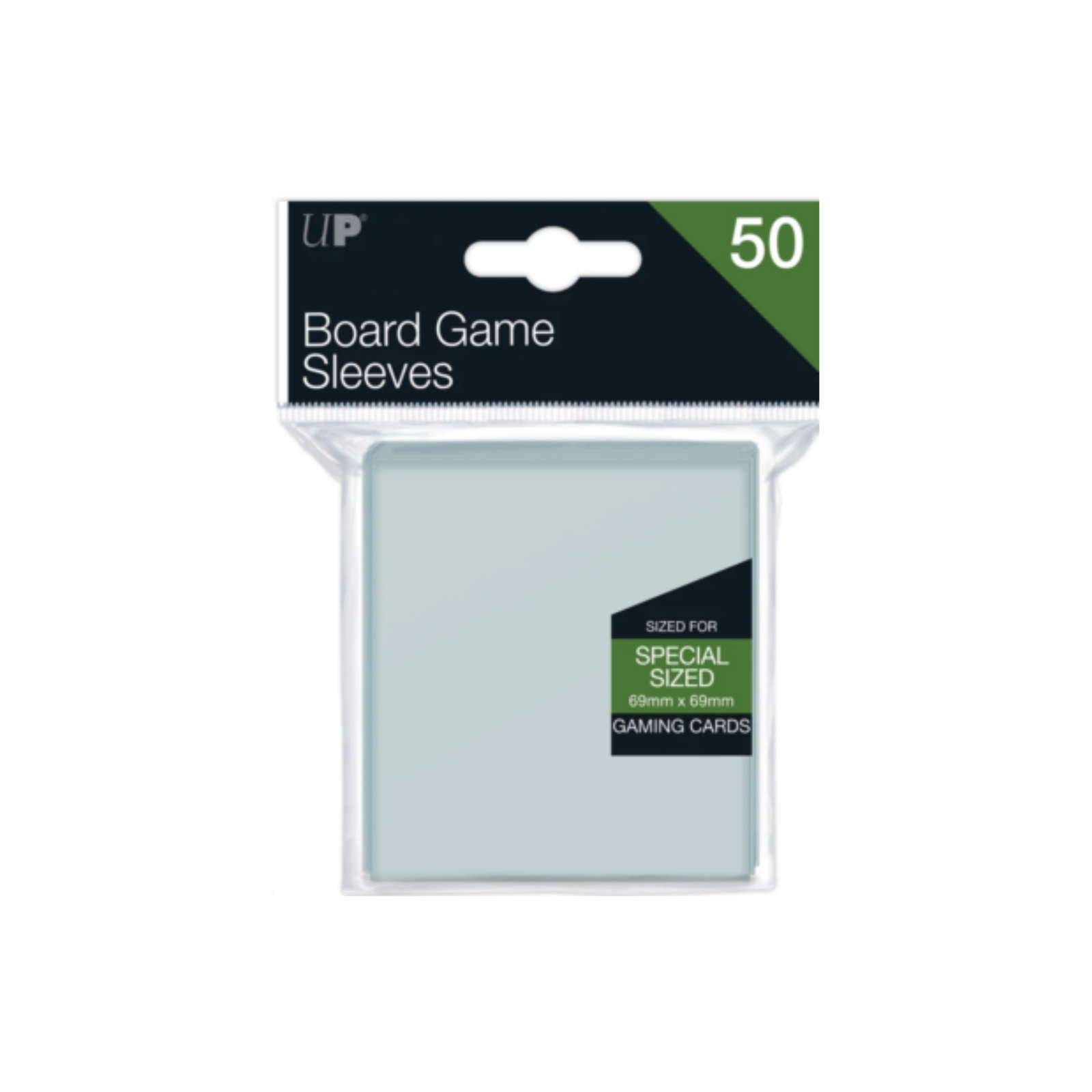 Ultra PRO Board Game Card Sleeve 50ct Fits Special Sized [69mm X 69mm] (Clear)-Ultra PRO-Ace Cards & Collectibles
