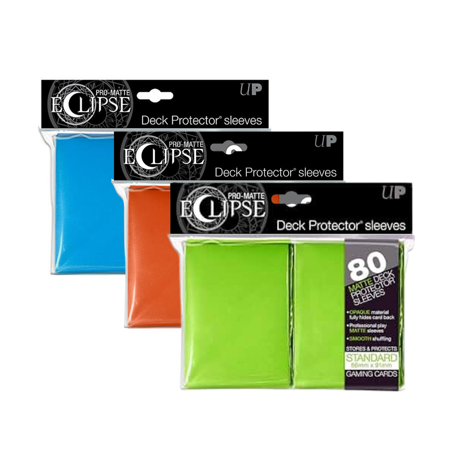 Ultra PRO Card Sleeve Pro-Matte Eclipse Standard 80ct-Black-Ultra PRO-Ace Cards & Collectibles