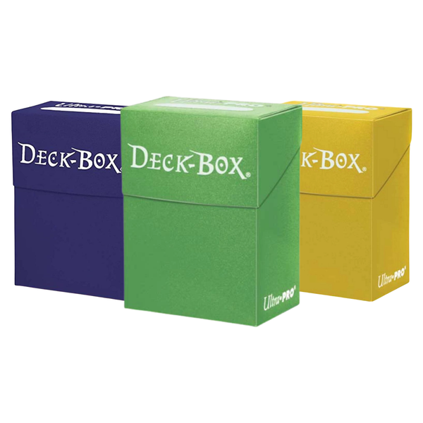 Ultra PRO Deck Box 80+ Solid Colour-Black-Ultra PRO-Ace Cards & Collectibles