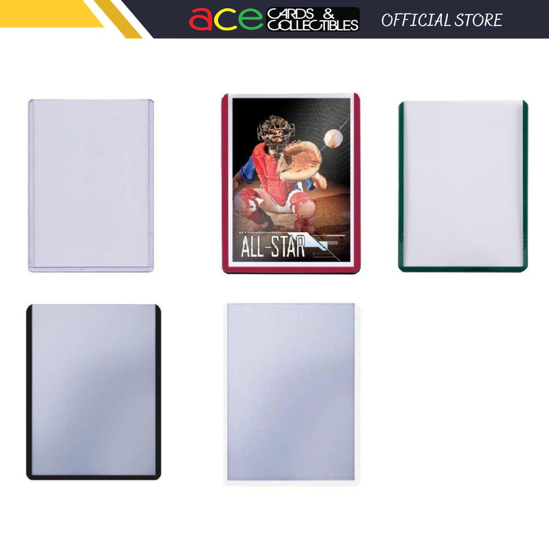Ultra PRO Toploader 3&quot; x 4&quot; Loose Piece [ Clear / Black / White / Red/ Green ]-Black Border-Ultra PRO-Ace Cards &amp; Collectibles