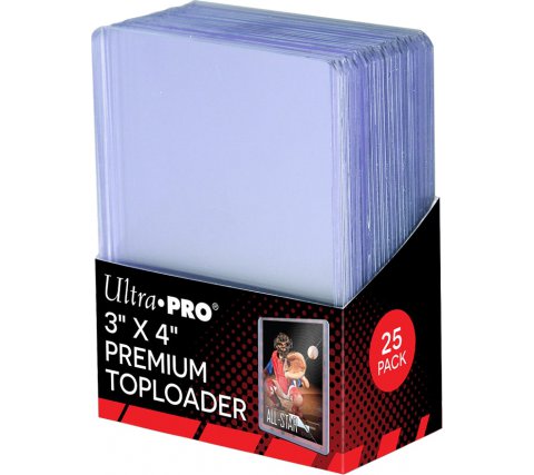 Ultra PRO Toploader 3" x 4" (Premium Clear)-Ultra PRO-Ace Cards & Collectibles
