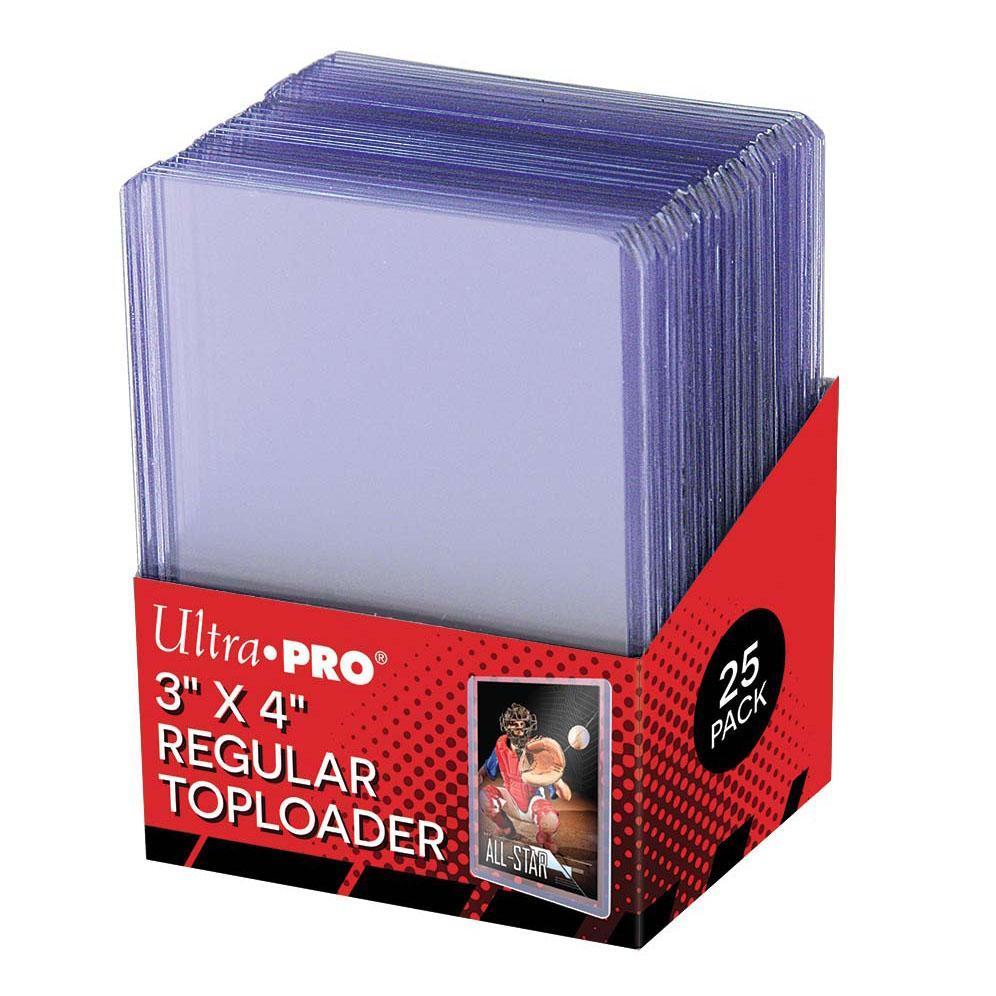 Ultra PRO Toploader 3" x 4" Whole Pack [ Clear / Black / White / Red / Green/ Premium ]-Whole Pack (Black Border 25pcs)-Ultra PRO-Ace Cards & Collectibles