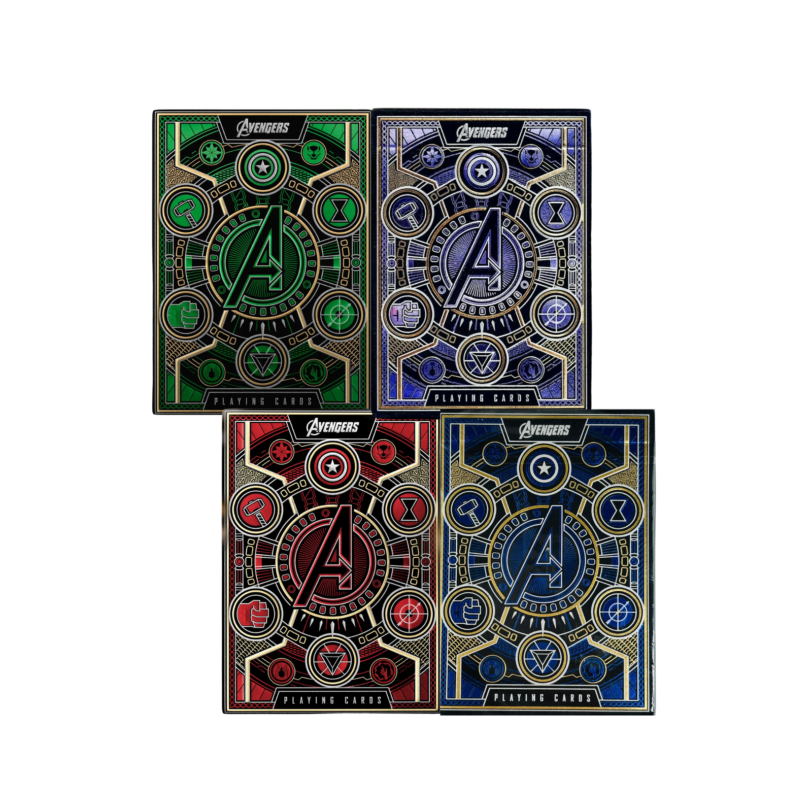 Avengers Playing Cards by Theory11-Blue-United States Playing Cards Company-Ace Cards & Collectibles