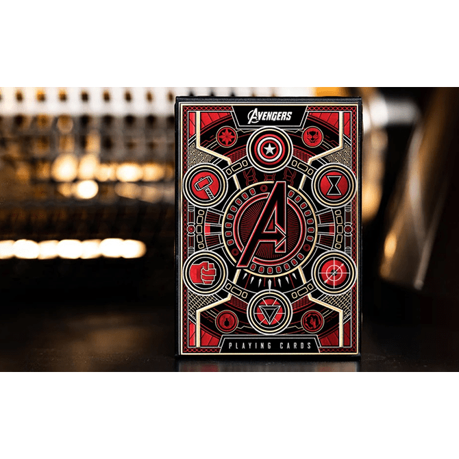 Avengers Playing Cards by Theory11-Red-United States Playing Cards Company-Ace Cards & Collectibles