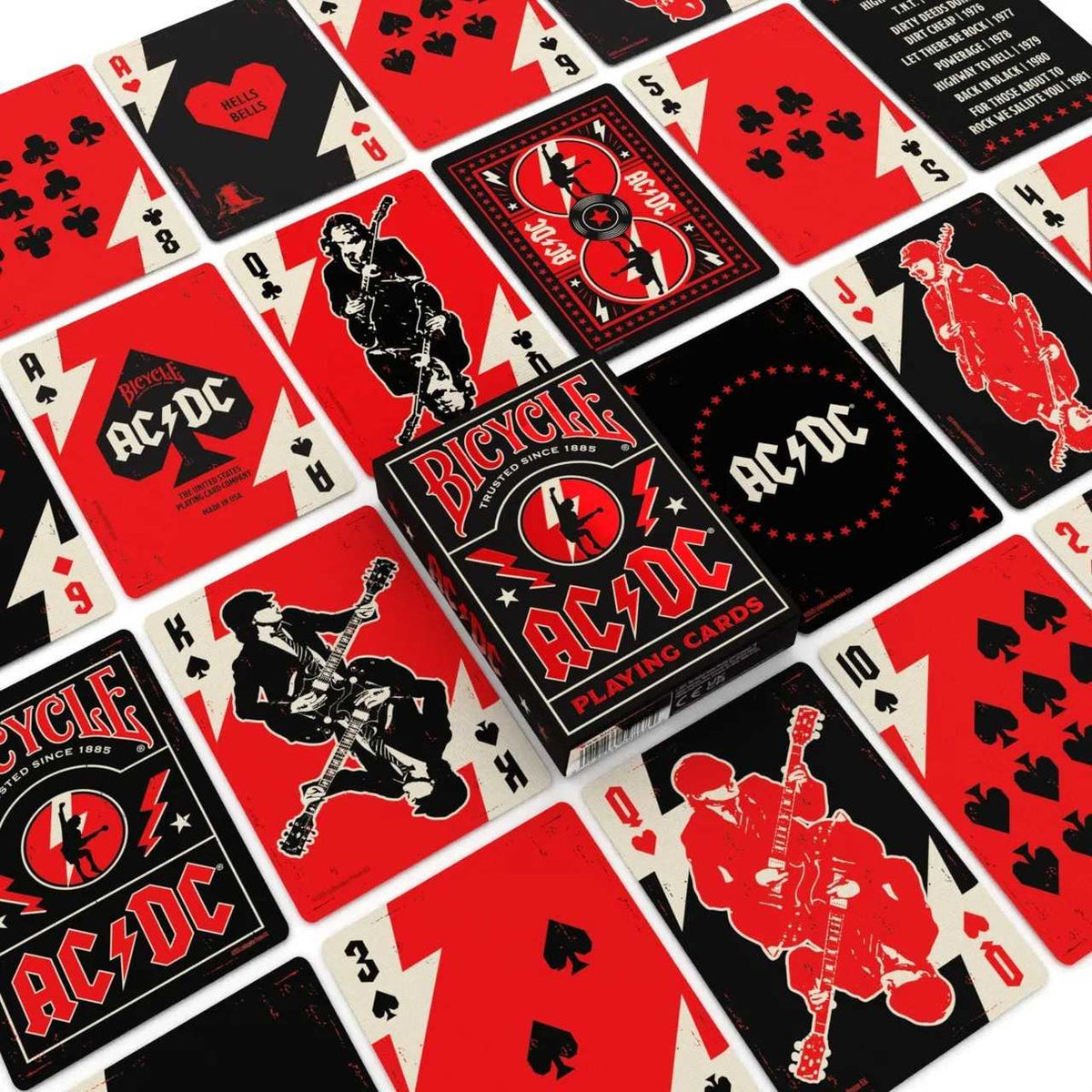 Bicycle AC/DC Playing Cards-United States Playing Cards Company-Ace Cards & Collectibles